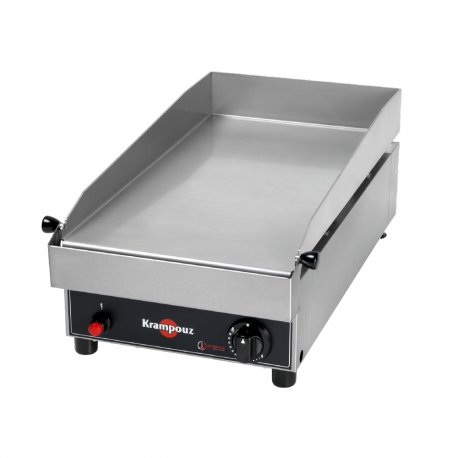 Plancha gaz profonde - 4,5 kW - 1 zone - Surface de cuisson 340x640 mm - 400x690x266 mm