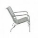 Fauteuil de jardin Phil - gris et vert - aluminium