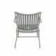 Fauteuil de jardin Phil - gris et vert - aluminium