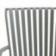 Fauteuil de jardin Phil - gris et vert - aluminium