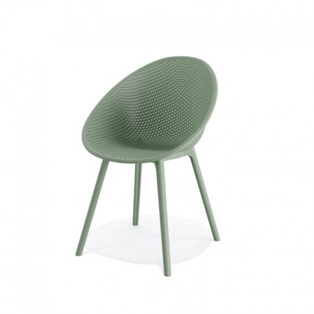 Chaise Qosy - vert - polypropylène