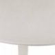 Table ronde Halo - beige - aluminium