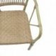 Chaise de bistrot James - rotin empilable - bambou naturel