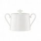 Sucrier avec couvercle blanc porcelaine vitrifiée 35 cl - Collection Stella Hotel - 16x9x10,5cm Villeroy et Boch