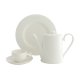 Cafetière avec couvercle 30cl porcelaine vitrifiée blanche - Collection Stella Hotel - 18x8x13cm