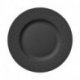 Assiette plate Ø27 cm porcelaine noire - Collection The Rock Black