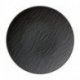 Assiette plate Ø29 cm porcelaine noire - Collection The Rock Black