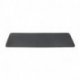 Assiette / Plat rectangulaire 35x18 cm porcelaine noire - Collection The Rock Black