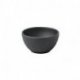 Coupelle Ø8 cm 11cl porcelaine noire - Collection The Rock Black