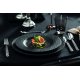 Assiette creuse Ø29 cm porcelaine noire - Collection The Rock Black