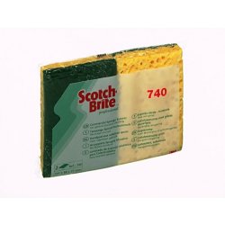 Tamponge vert Scotch-Brite 740 - 131x88mm