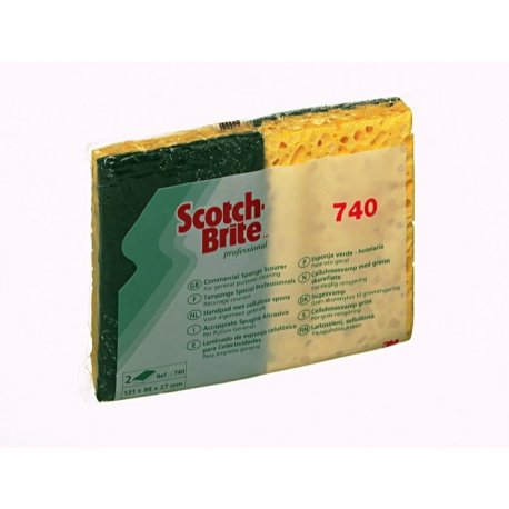 Tamponge vert Scotch-Brite 740 - 131x88mm