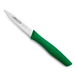 Couteau vert office manche polypro - Lame 8,5cm