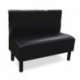 Banquette Gaston - simili cuir dos lisse - 30 kg - hauteur assise 30 cm - 110x53x90 cm