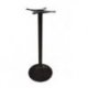 Pied de table Round - époxy noir - 14,6 kg - Ø colonne 6 cm - Ht 72 cm