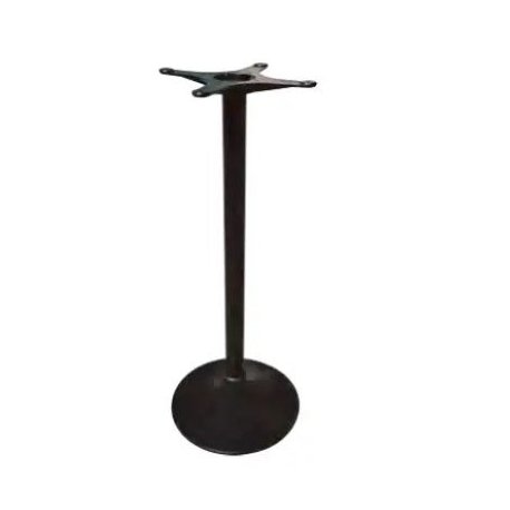Pied de table Round - époxy noir - 14,6 kg - Ø colonne 6 cm - Ht 72 cm