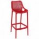 Tabouret Air Bar 75 - rouge - 5 kg - hauteur assise 75 cm - 45x53x105 cm