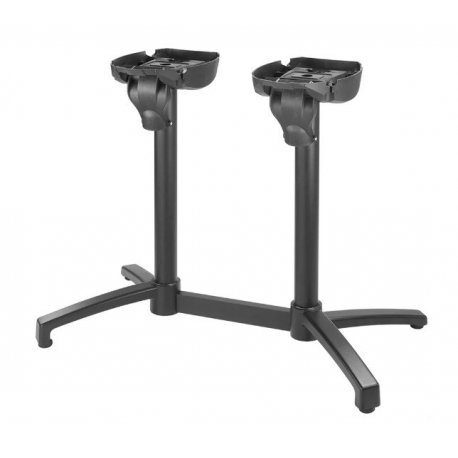 Pied de table double X-One - noir - 14 kg - 51x90x71 cm