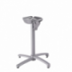 Pied de table X-One - gris - 7,5 kg - 47x47x71 cm