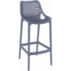 Tabouret Air Bar 75 - gris foncé - 5 kg - hauteur assise 75 cm - 45x53x105 cm