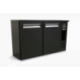 Arrière de bar Eco-line 2 portes pleines - gris - 356 W - 230V mono - 333L - 1434x516x840-860/880mm