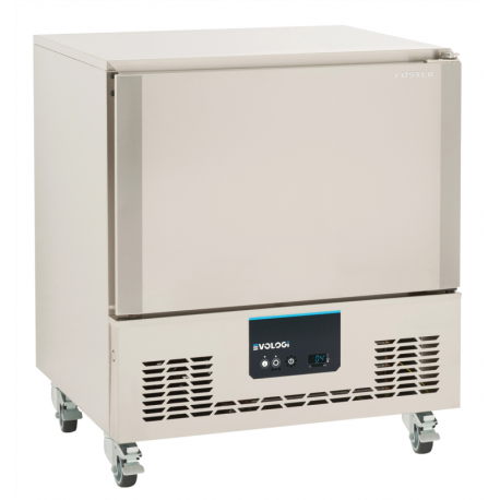 Cellule de refroidissement ED15-06 - 1 porte - 6 niveaux GN 1/1 & 600x400 mm - inox - volume 105L - 400W - 755x695x877 mm