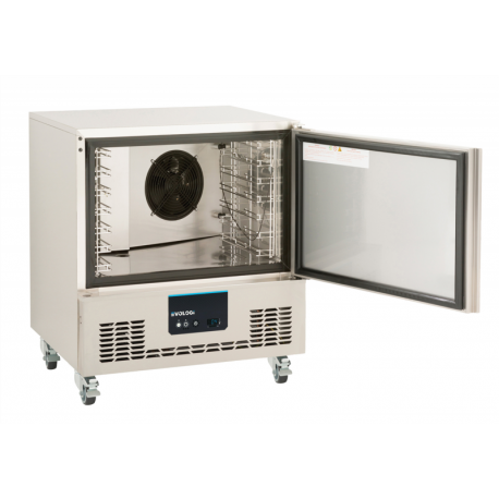 Cellule de refroidissement ED25-06 - 1 porte - 6 niveaux GN 1/1 & 600x400 mm - inox - volume 105L - 550W - 755x695x877 mm