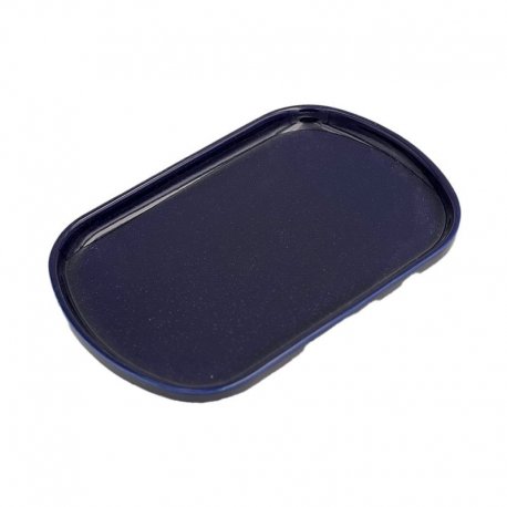 Assiette Oblong ovale bleue - Ø26 cm