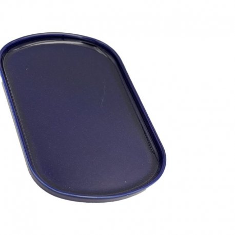 Assiette Oblong ovale bleue - Ø33 cm