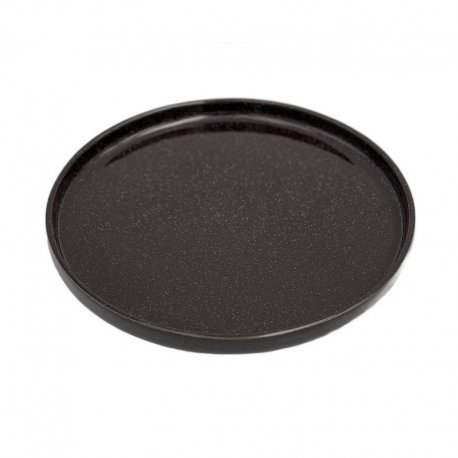 Assiette Tour ronde noire - Ø25 cm