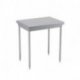 Table centrale en inox - sans étagère - 1600x700x900 mm