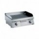 Plancha gaz 800 mm - 8,4 kW - surface de cuisson 730x450 mm - 400V tri - 800x700x250 mm