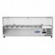 Vitrine saladette +2° à +8°C - 180W - 220V mono - 7 bacs GN1/4 - 1505x335x465 mm