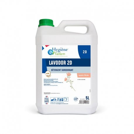 Lavador Détergent surodorant 2D - jasmin/pêche - bidon 5L