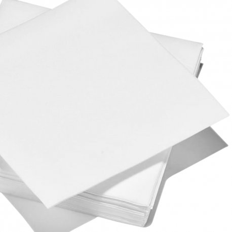 Serviette papier Airlaid 40x40 cm toucher textile blanc