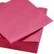 Serviette papier Airlaid 40x40 cm toucher textile fuschia