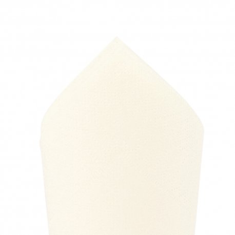 Serviettes ouate pure cellulose - couleur blanc - 38x38 cm