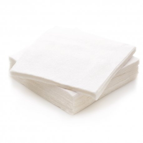 Serviettes ouate - couleur blanc - 40x40 cm 2 plis