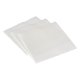 Serviette ouate 38x38 cm double point blanche par paquet de 50