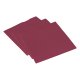 Serviette ouate 38x38 cm double point bordeaux par paquet de 50