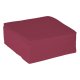 Serviette ouate 38x38 cm double point bordeaux par paquet de 50