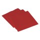 Serviette ouate 38x38 cm double point rouge par paquet de 50