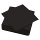 Serviette ouate 38x38 cm double point noir par paquet de 50