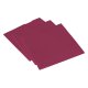 Serviette ouate 38x38 cm double point aubergine par paquet de 50