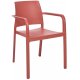 Fauteuil Dock - Rouge Brique - polypropylène et traité anti-UV