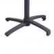 Pied de table double X-One - noir - 14 kg - 51x90x71 cm