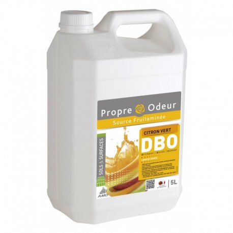 Détergent biocide odorant Sols et surfaces Senteur citron vert AIRES DBO PROPRE ODEUR - Bidon de 5L