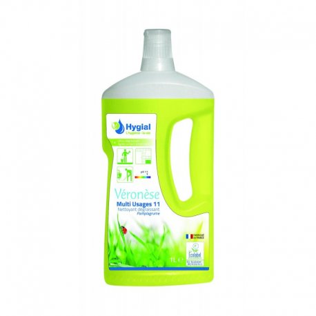 Nettoyant ultra-dégraissant toutes surfaces Ecolabel VERONESE MULTI USAGES 11 - Flacon de 1L