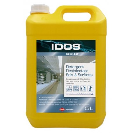 Détergent dégraissant désinfectant alimentaire IDOS DD-SF - Bidon de 5L